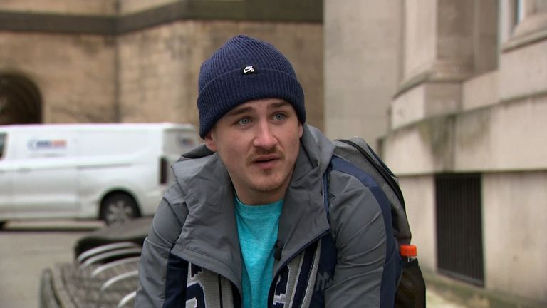 Callum Donaghey olay hakkında Sky News'ten Steph Oliver ile konuşuyor.