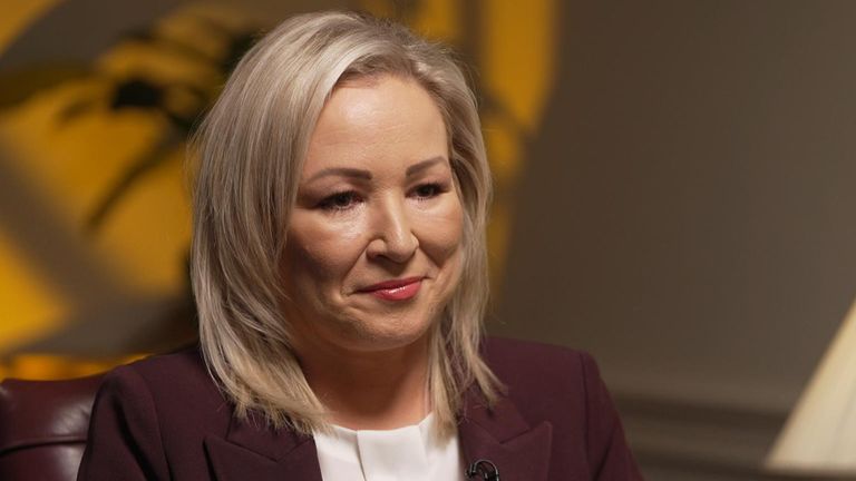 Northern Ireland First Minister Michelle O'Neill