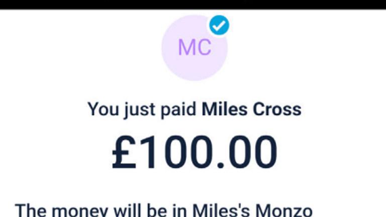 Cross'a banka ödemesi