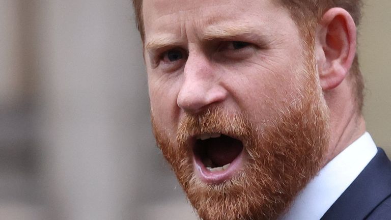 Trial in Britain's Prince Harry and others' phone-hacking lawsuit against Daily Mail, in London
