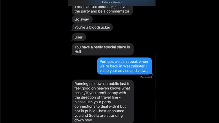 The screenshot posted by Mr Jenrick