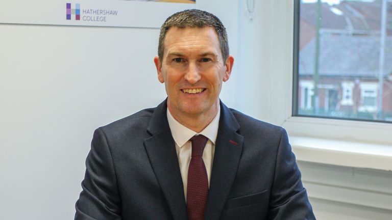 Robert Logan, principal at Hathershaw College in Oldham. Pic: Hathershaw College