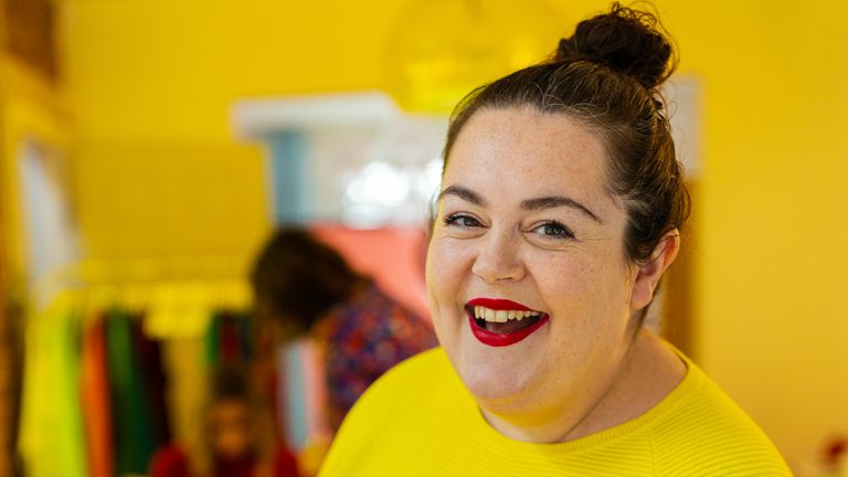 Rosie before weight loss drugs - at 19 stone