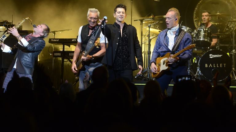 Ross Davidson performing with Spandau Ballet in 2018 in London. Pic: Getty Images
