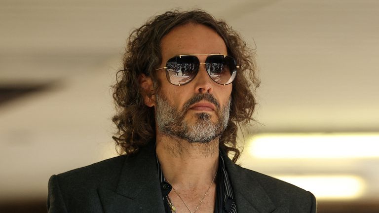 Russell Brand outside the Southwark Crown Court, in London in May 2025. File pic: Reuters