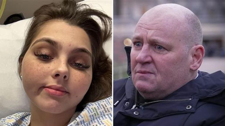 Molly Cuddihy and her father John