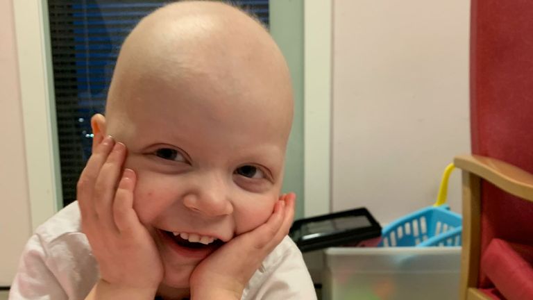 Paige'e lösemi teşhisi konduğunda iki yaşındaydı