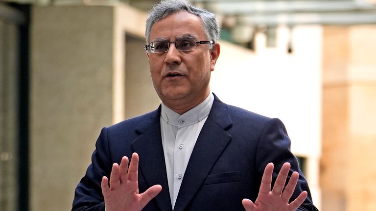 İran'ın Birleşik Krallık Büyükelçisi Seyed Ali Mousavi PIC: PA