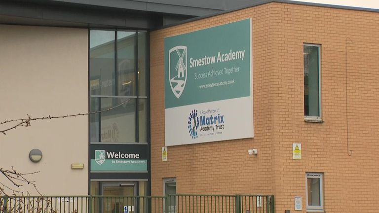 Smestow Academy confirmed that a body had been found at the edge of the school 