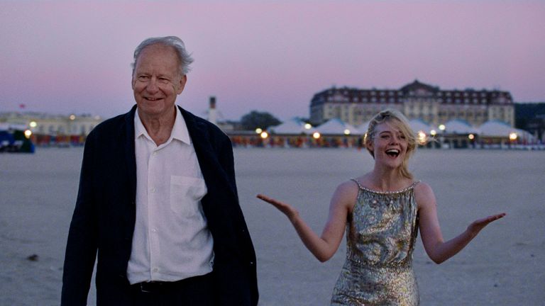 Stellan Skarsgard and Elle Fanning in Sentimental Value. Pic: Kasper Tuxen Andersen/ MUBI
