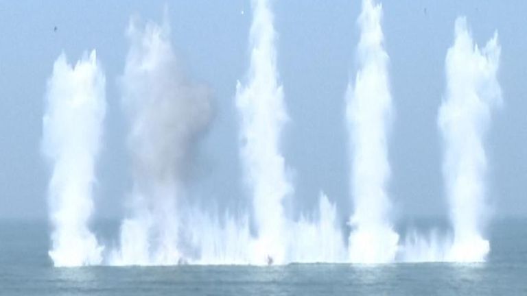 Taiwan carries out military exercises off the coast