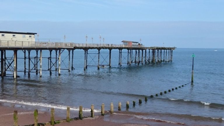 টেইনমাউথ গ্র্যান্ড পিয়ার কেমন লাগছিল। ফাইল ছবি: ডিএস পুগ               