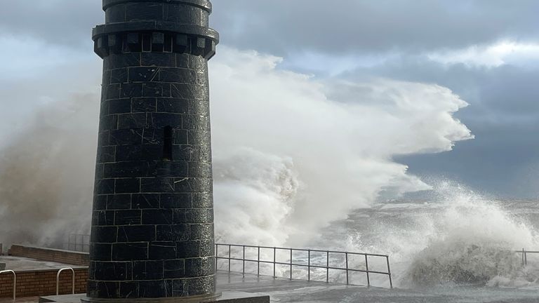 Teignmouth has been battered by Storm Ingrid. Pics: Eddie Holden