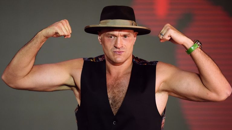Tyson Fury is to make his comeback against Arslanbek Makhmudov. File pic: PA