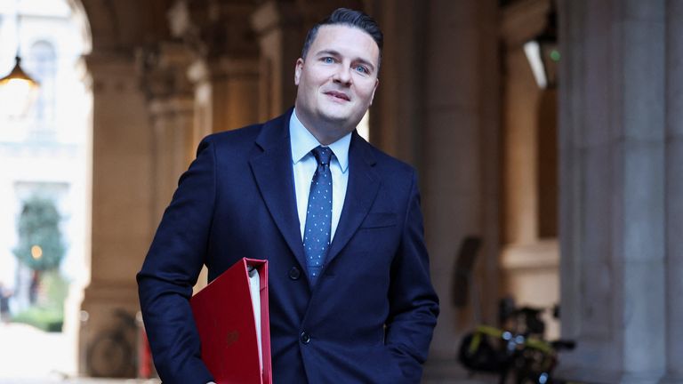 Wes Streeting.
Pic Reuters