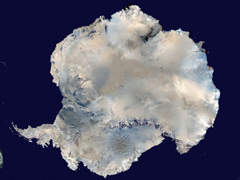 A satellite view of Antarctica from NASA. Pic: Reuters