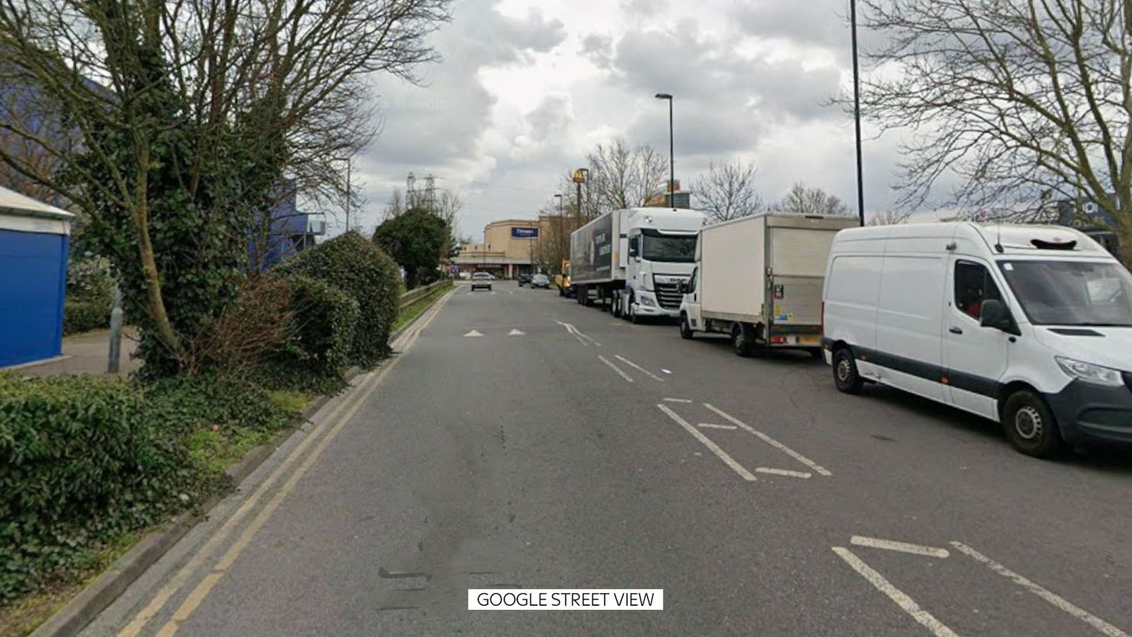 Three arrested on suspicion of murder after man in his 20s stabbed to death in retail park