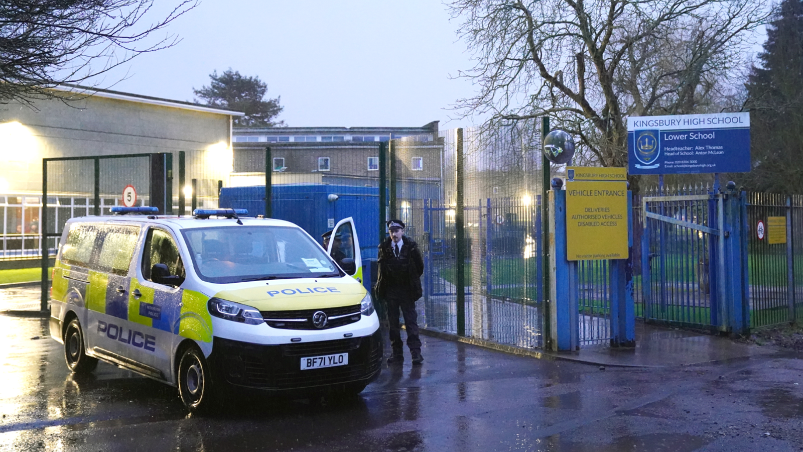 Two boys stabbed at Kingsbury High School not in life-threatening condition, say police