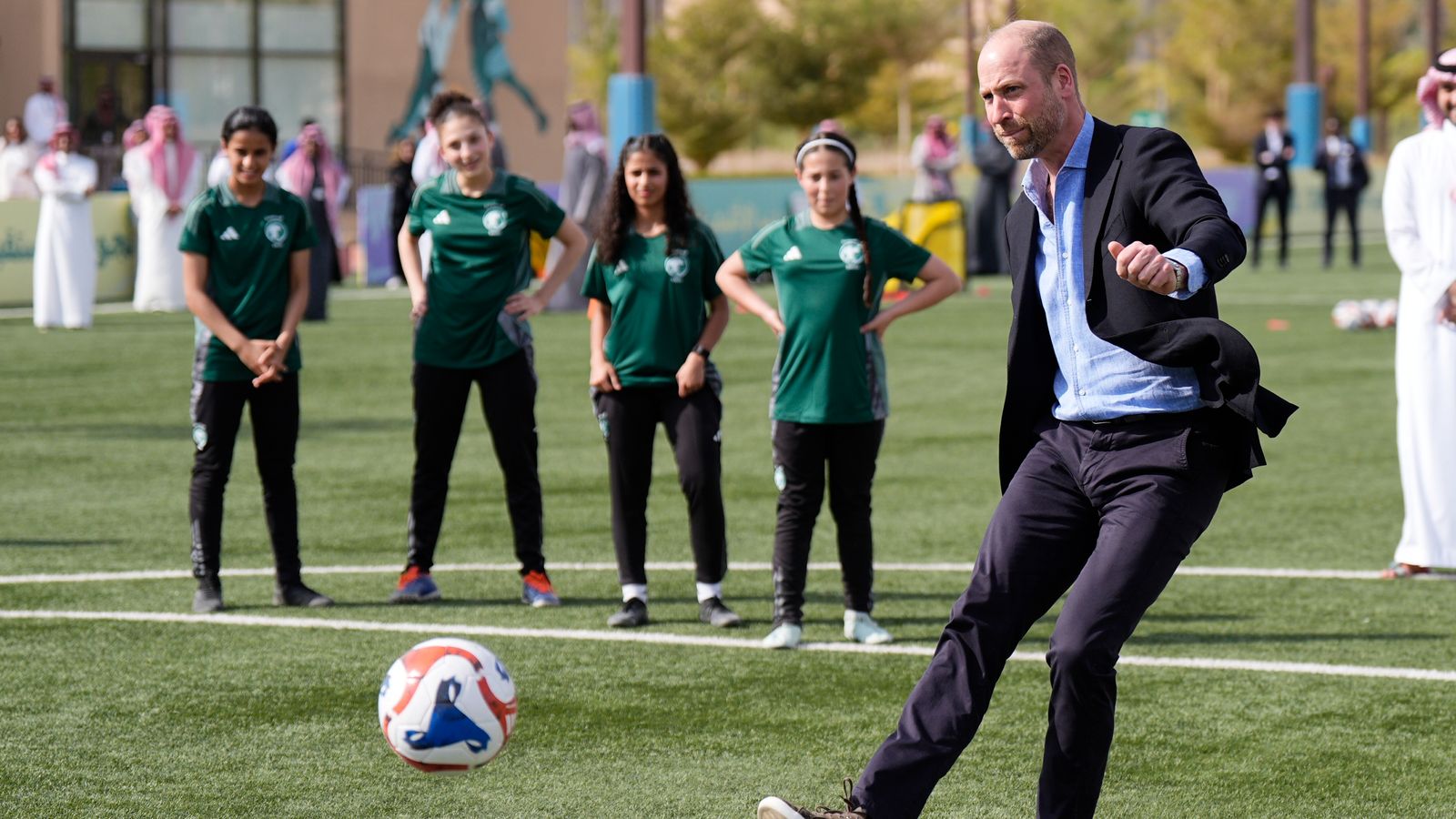 William didn't react to Epstein question - but his actions on Saudi trip have been telling