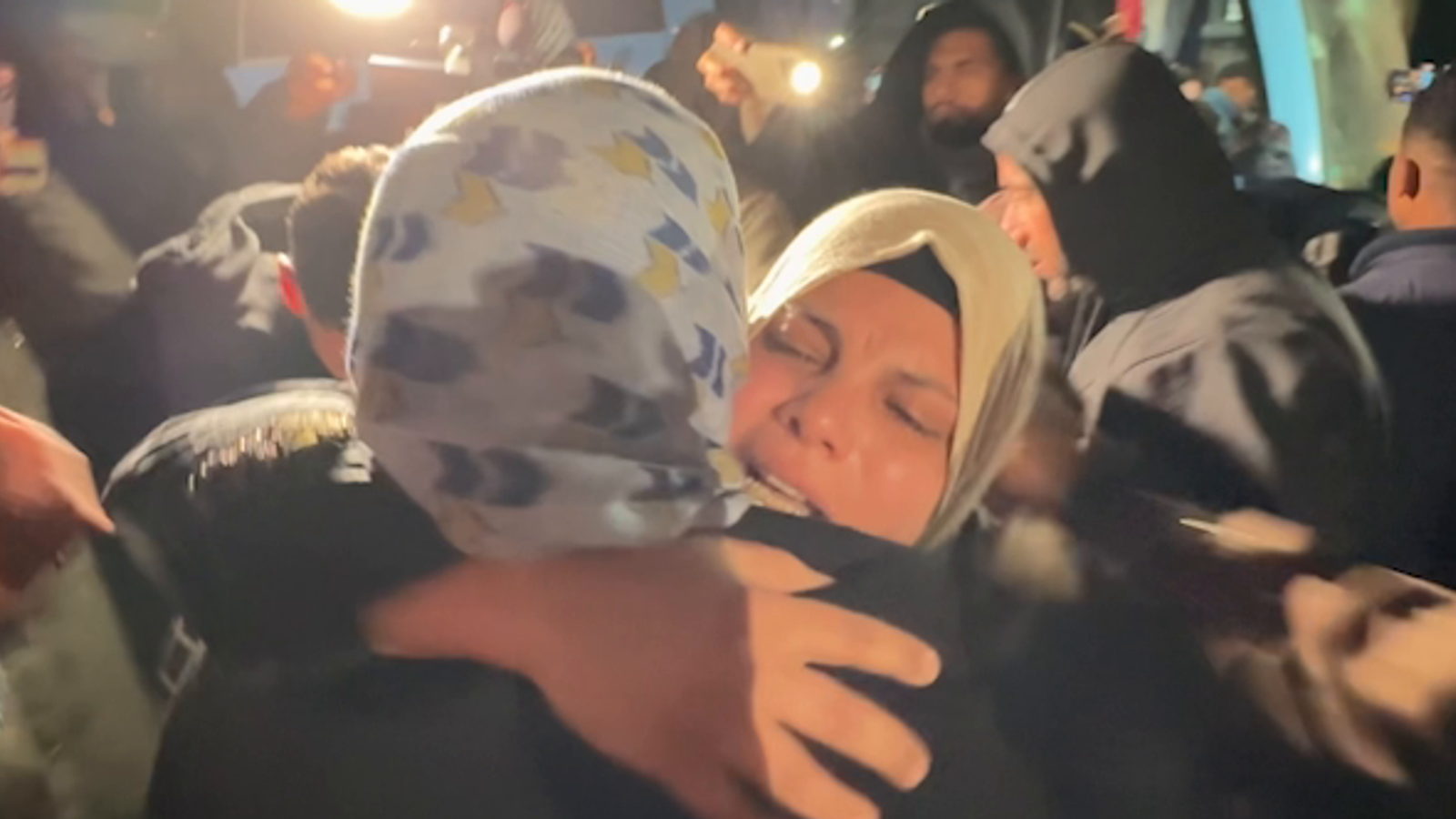 Wave of emotion as first Gazans return to their loved ones amid devastation