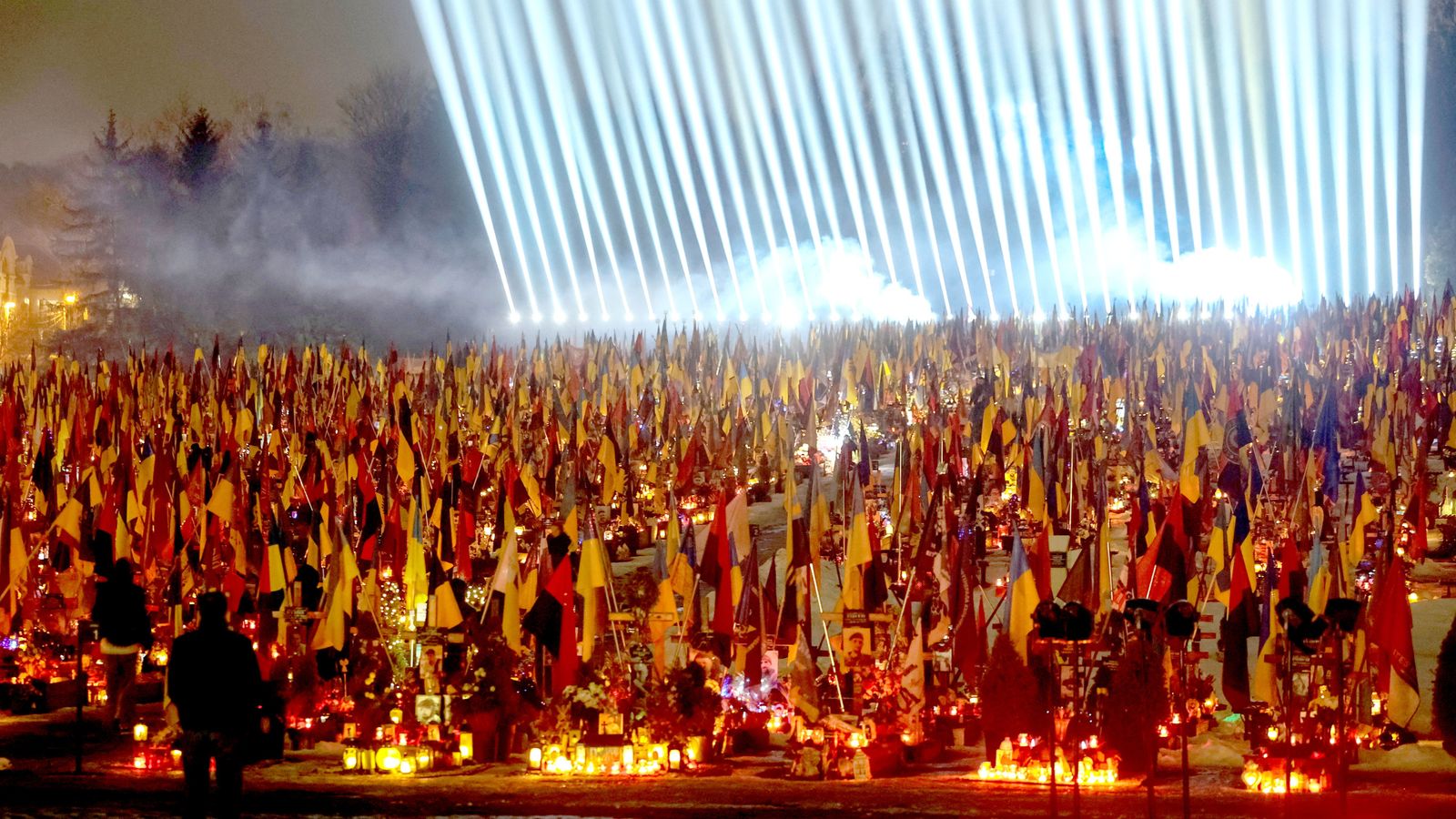 Europese leiders hebben zich solidair verenigd op de vierde verjaardag van de oorlog in Oekraïne – maar vrede lijkt nog ver weg | Politiek nieuws