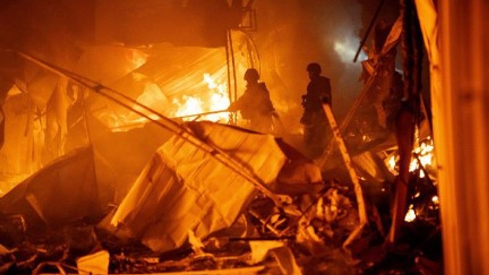 Ukraine war latest: 'Massive' attack on Kyiv - as NATO defence ministers meet