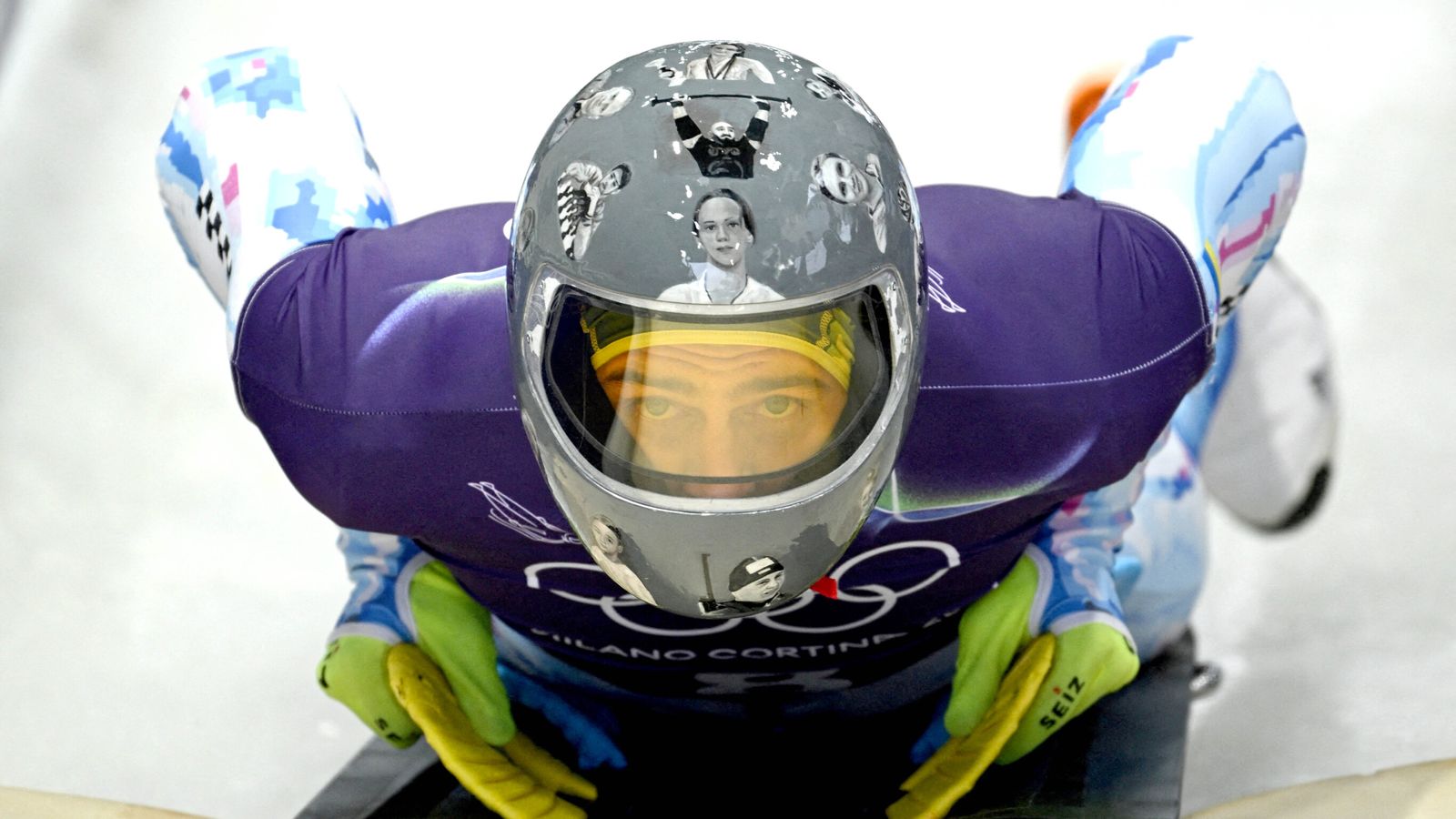 Ukrainian Olympian banned from competing over helmet honouring war dead