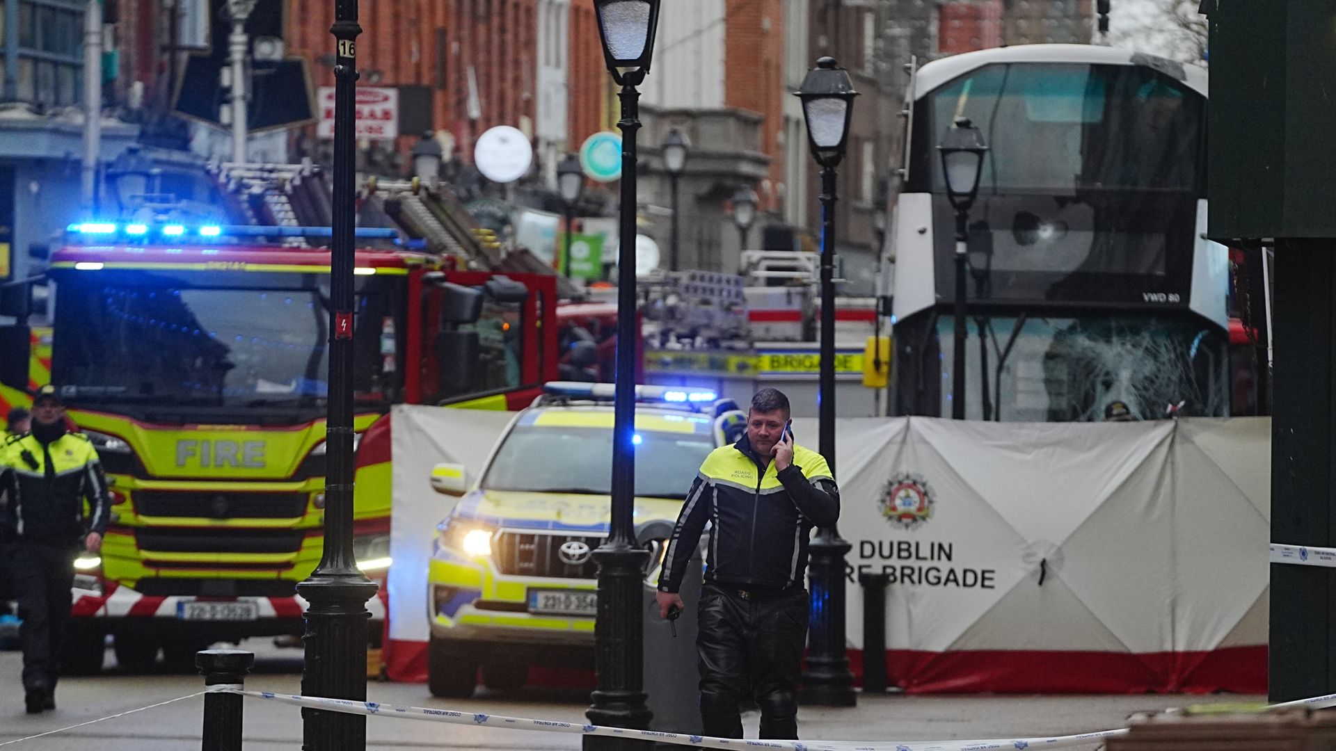 One dead, three injured after Dublin bus crash