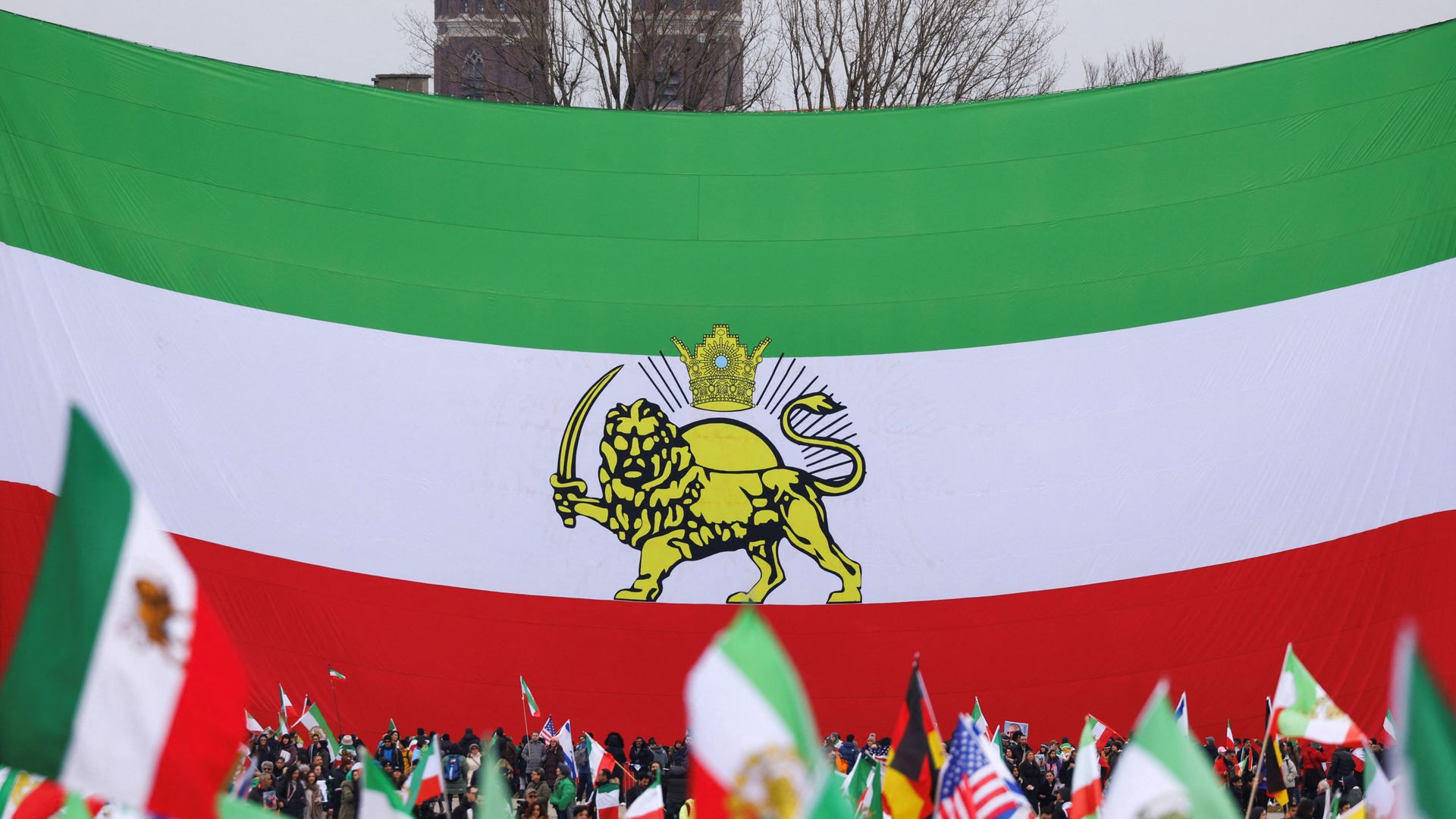 200,000 people protest against Iran regime as world leaders gather nearby