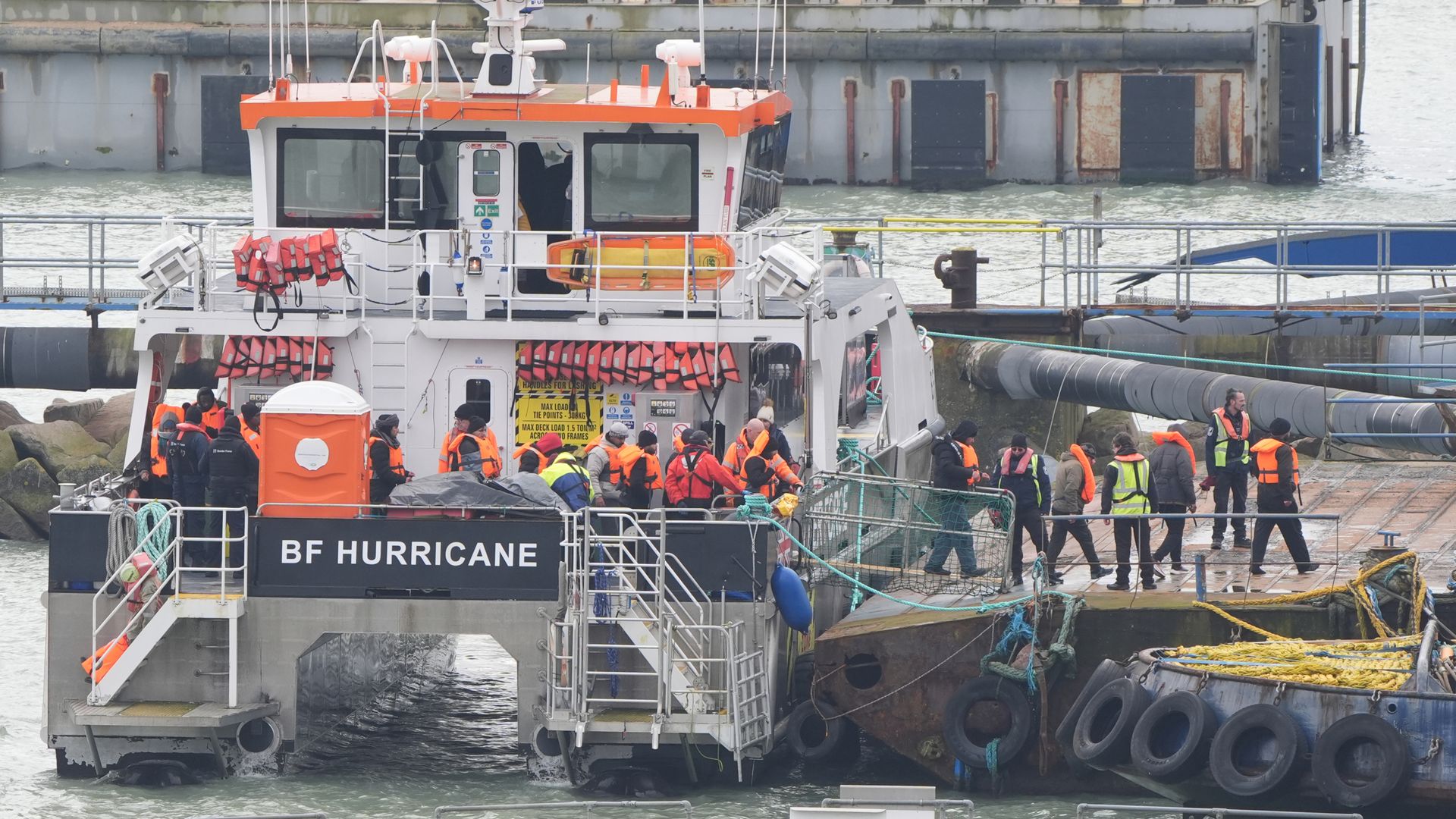 Migrant crossings hit five-year low in stormy January - as new arrivals spotted in Kent