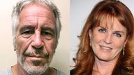 Jeffrey Epstein and Sarah Ferguson