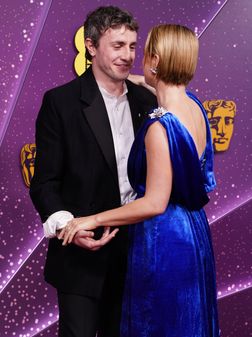 BAFTA red carpet: all the fashion from British and Hollywood stars 62 And here's fellow Hamnet star Paul Mescal (and another look behind Buckley's stunning royal blue gown)