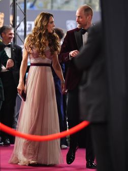 BAFTA red carpet: all the fashion from British and Hollywood stars 68 Kate and William brought some royal style to the red carpet. Picture: James Manning/PA