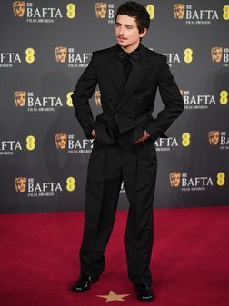 BAFTA red carpet: all the fashion from British and Hollywood stars 65 Timothée Chalamet, aka Marty Supreme