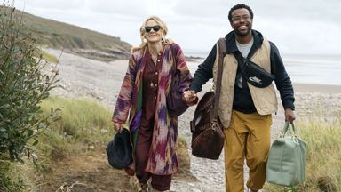 Mulligan, along with Akemenji Ndifornien, who plays Nell's husband Michael. Photo: Focus Features, LLC/Alistair Heap