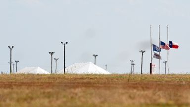 South Texas Family Residential Center in Dilley, Texas. Photo: Reuters