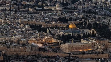 A drone view of Jerusalem. Photo: Reuters