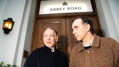 Stephen (left) and David Dewale at Abbey Road Studios. Photo: Carsten Windhorst and Gerard Hines