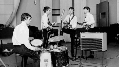 The Beatles at Abbey Road in September 1962. Photo: Apple Corps Limited