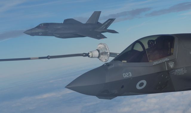 UK has not agreed to let US strike Iran from British bases, Sky News understands