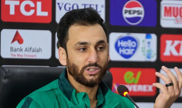 Pakistan captain says it's up to India to decide whether to shake hands in cricket clash