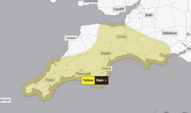 Rain alerts for southwest England risk exacerbating flood-hit areas
