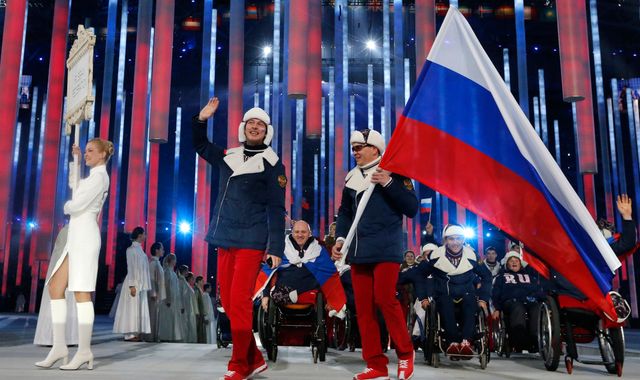Russian athletes set to compete under own flag at Paralympics for first time since 2014