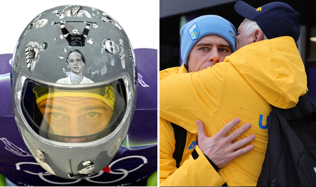 Ukrainian Olympian banned from competing over helmet honouring war dead