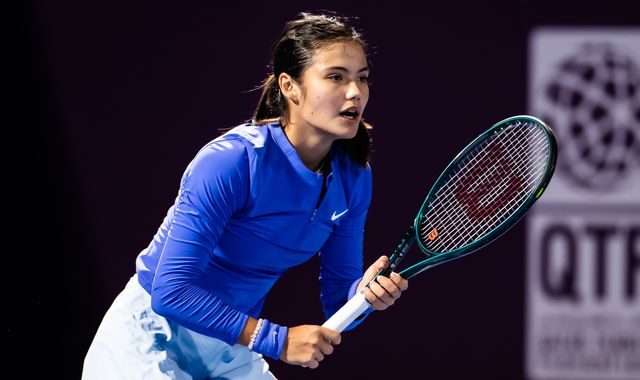 Emma Raducanu: British No 1 retires due to illness from first round of Qatar Open