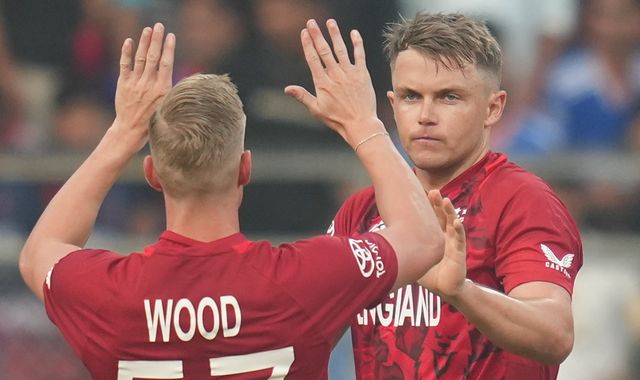 T20 World Cup: England beat Nepal in thriller as Sam Curran holds nerve in final over and Harry Brook's side avoid shock