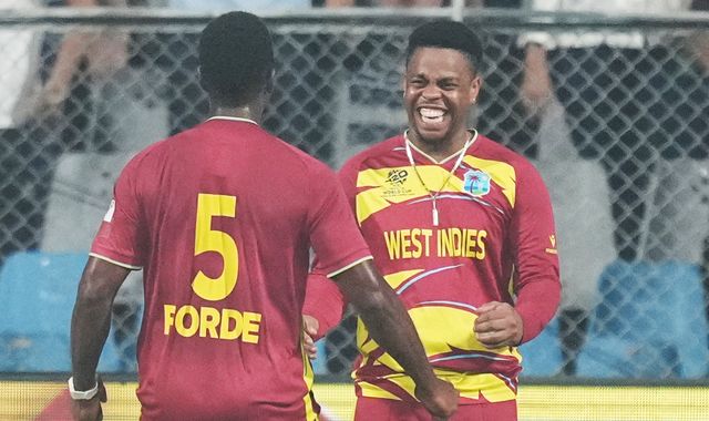 T20 World Cup: West Indies score record 254 runs and thrash Zimbabwe by 107 as Musekiwa drops twice