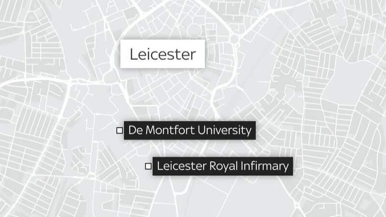 Several roads in Leicester city centre have been closed by police following reports of an incident at the De Montfort University campus
