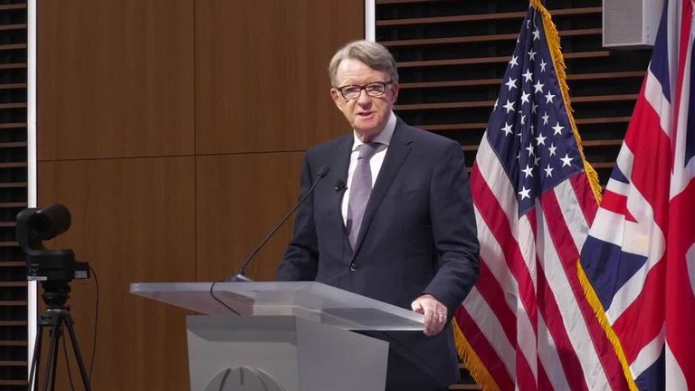 Lord Mandelson as US ambassador