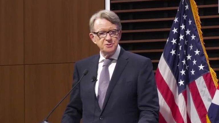 Mandelson has said he's also quitting the House of Lords